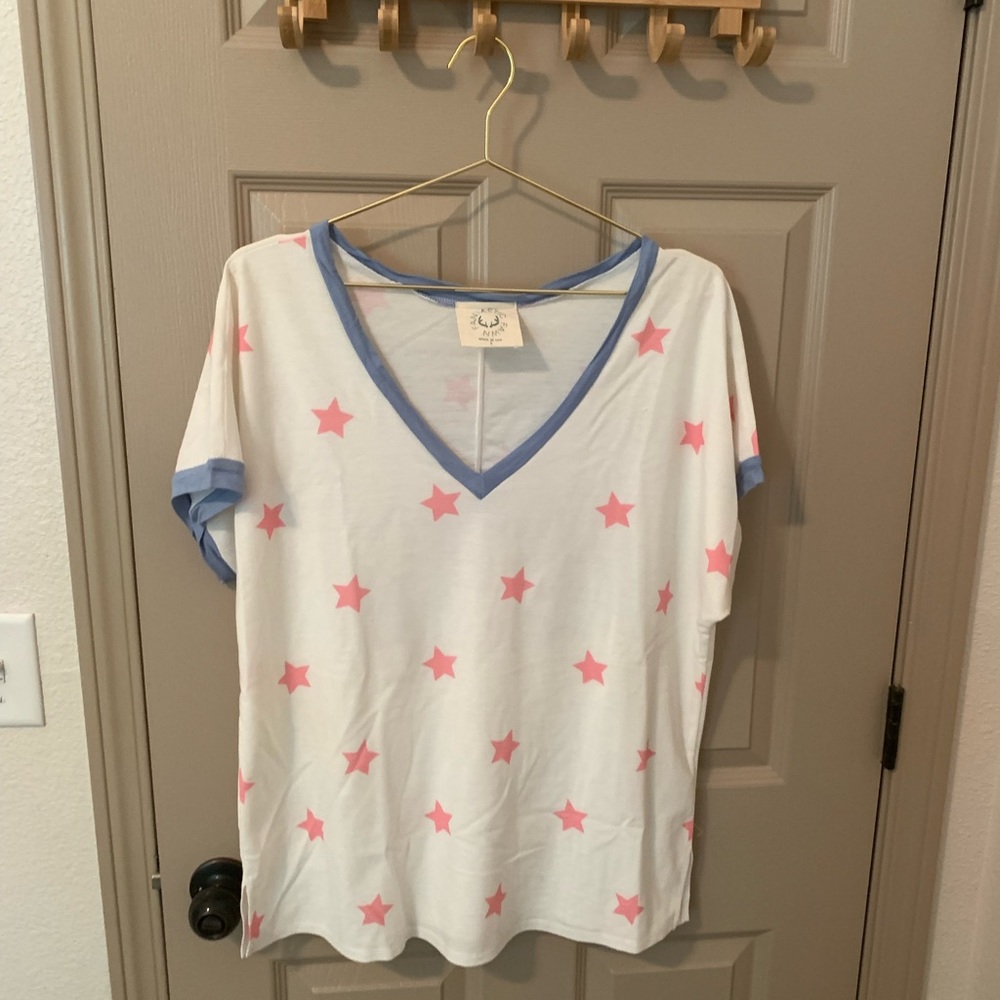 Red, White, and Blue Star Shirt